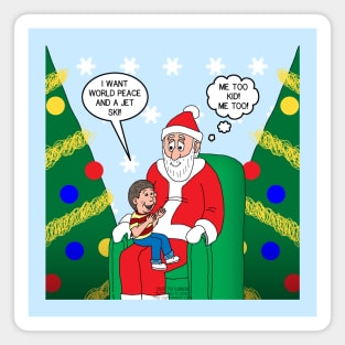 Santa, World Peace and a Jet Ski Magnet